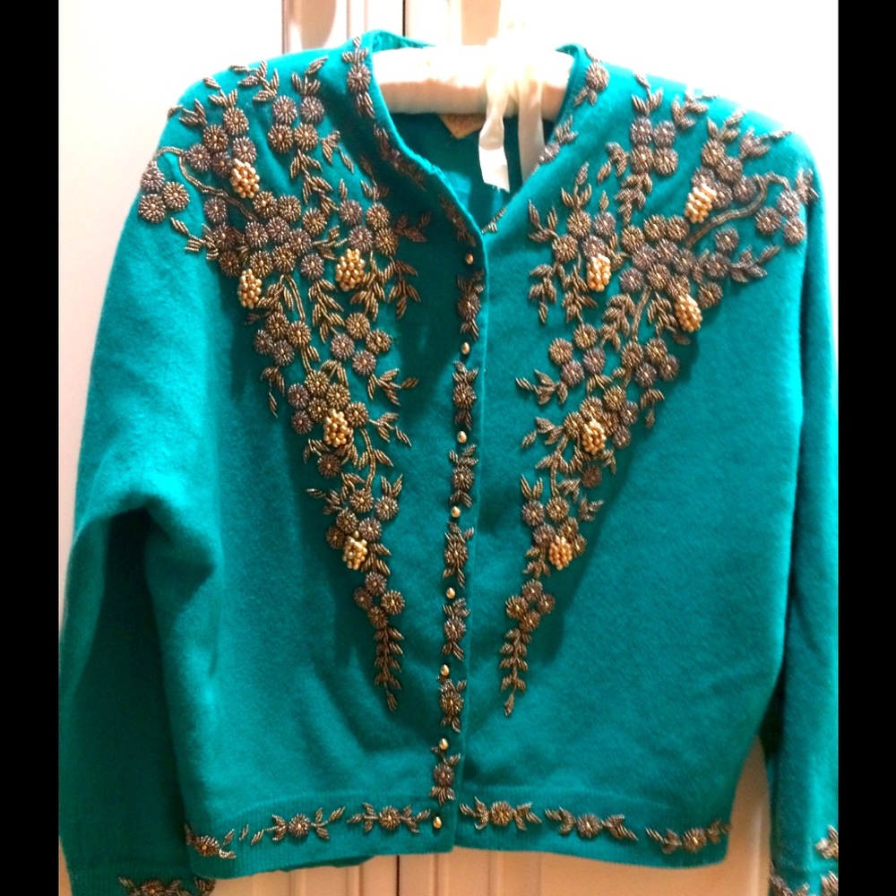 Vintage Florence Gunnarson cashmere sweater.